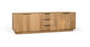 GINER Y COLOMER Mueble TV de madera de mango color Natural